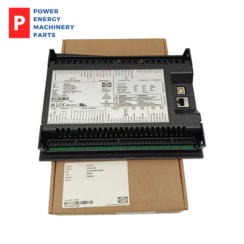 AGC150 extended Original DEIF Generator Auto Start Extended Control Module AGC 150 Made In Denmark