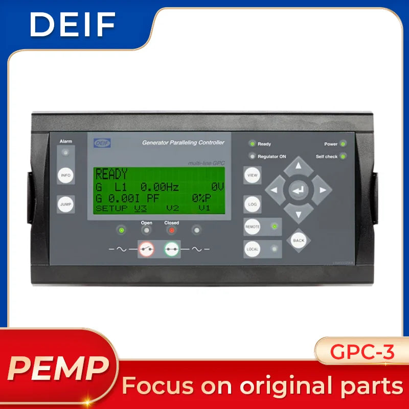 Original DEIF Generator Paralleling Controller GPC-3 For Power Station Options Panel remote control