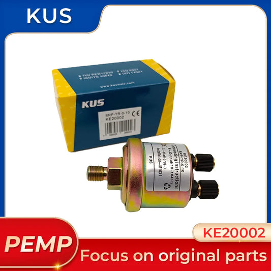 Sensor de presión de aceite original KUS KE20002 VDO 360-081-032-003C Rosca M10x1,0 Sin alarma