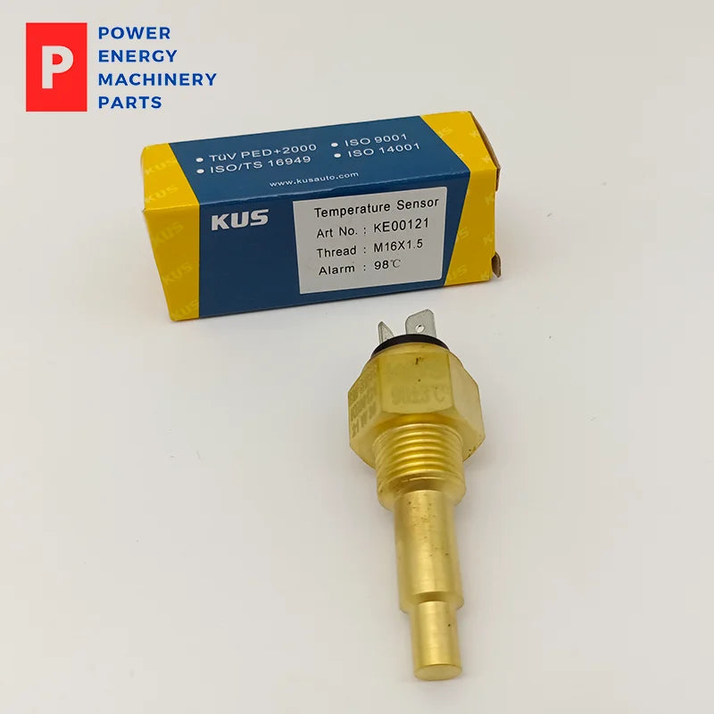 Original KUS KE00121 Water Temperature Sensor With Alarm 98℃ M16×1.5 Generators Parts