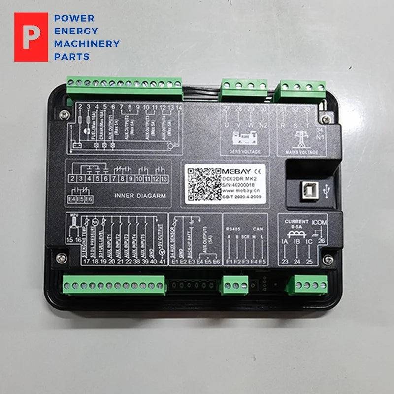 Original Genuine DC62DR Mebay Generator Controller Panel LCD Display Genset Parts RS485
