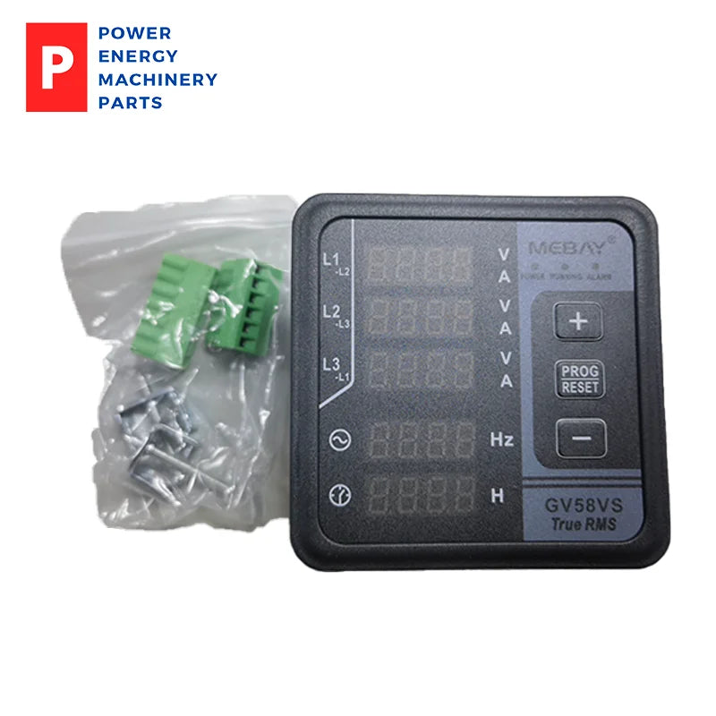 GV58VS Mebay Generator Parts Multifunctional Digital Meter With Protection Function Current&Voltage Test For Three-phase