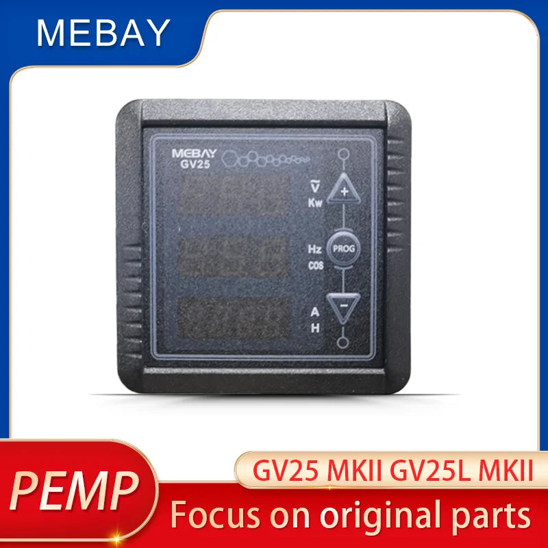 เครื่องวัดแรงดันไฟฟ้าความถี่ดิจิตอล Mebay GV25 MKII GV25L MKII ดั้งเดิม 110V 220V MK2