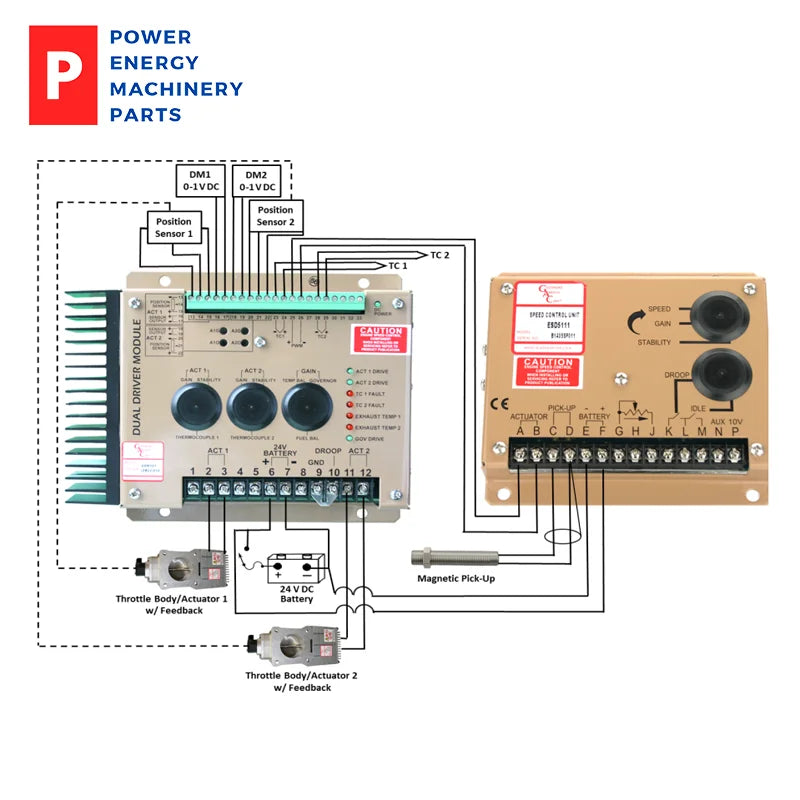 DDM101 Genuine Engine Speed Control Unit Dual Driver Module