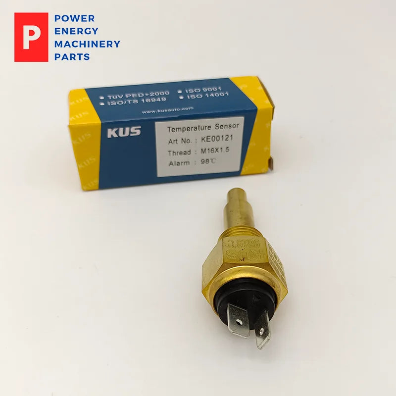 Original KUS KE00121 Water Temperature Sensor With Alarm 98℃ M16×1.5 Generators Parts