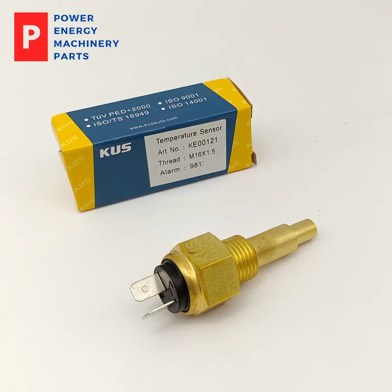 Original KUS KE00121 Water Temperature Sensor With Alarm 98℃ M16×1.5 Generators Parts