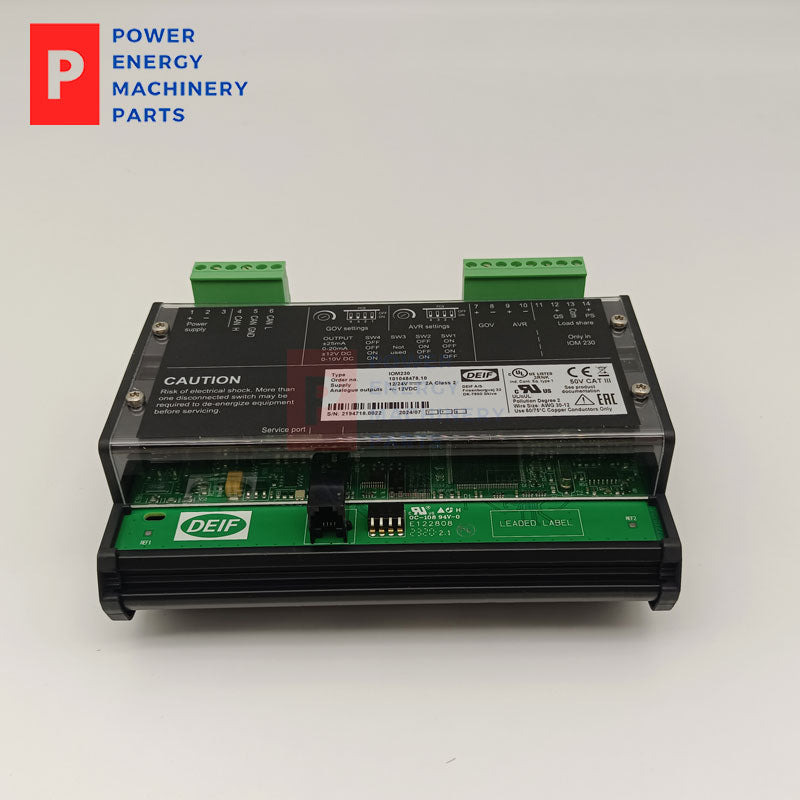Módulo de interfaz analógica IOM230 de DEIF original Interfaz de bus CAN Controlador de grupo electrógeno IOM 230