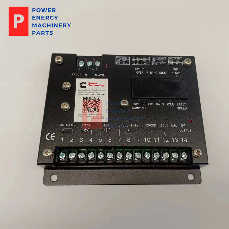Original S6700H Speed Controller 24V Electronic Governor For Cummins Diesel Generator EFC Actuator