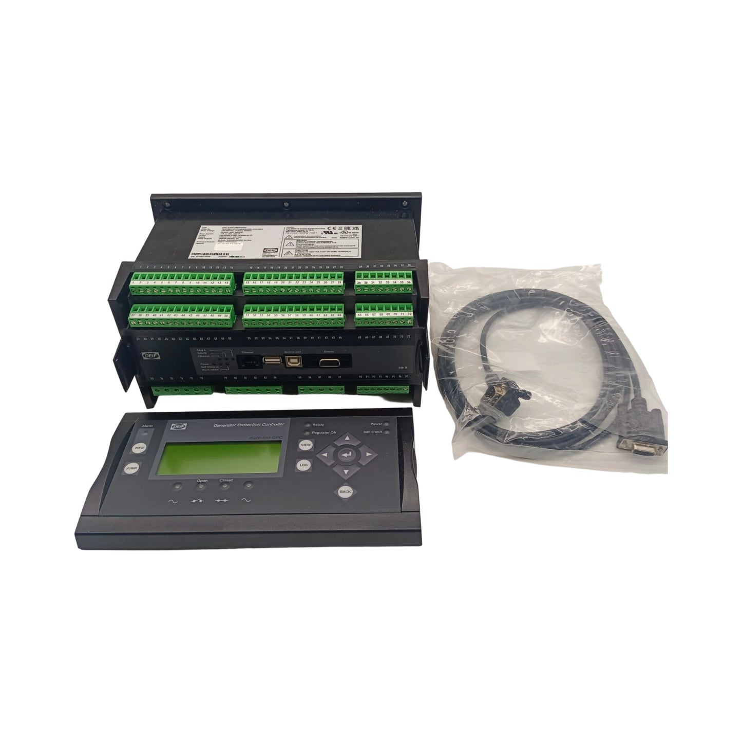 GPC-3  Original DEIF Generator Paralleling Controller for power plant options diesel generator controller