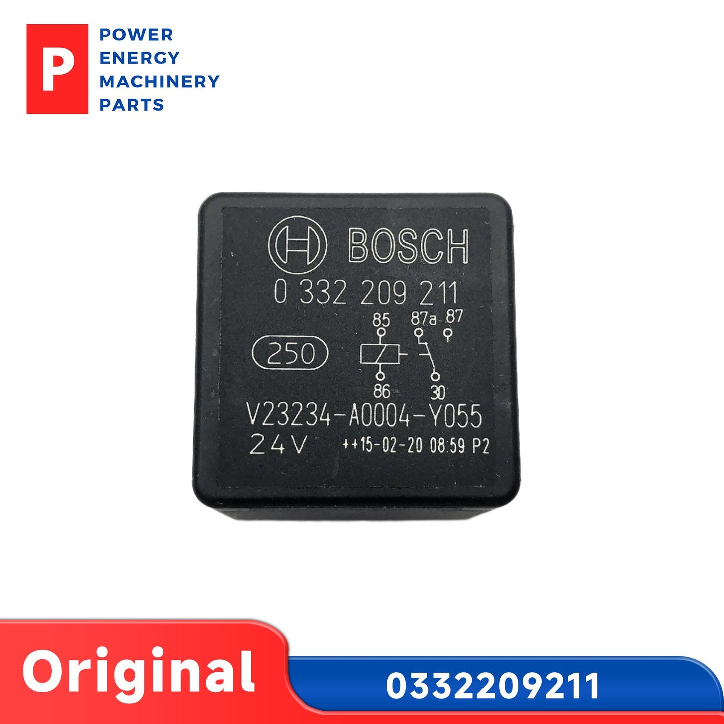 Original Bosch 0332209211 24V 5 Pin Automotive Relay V23234-A0004-Y055