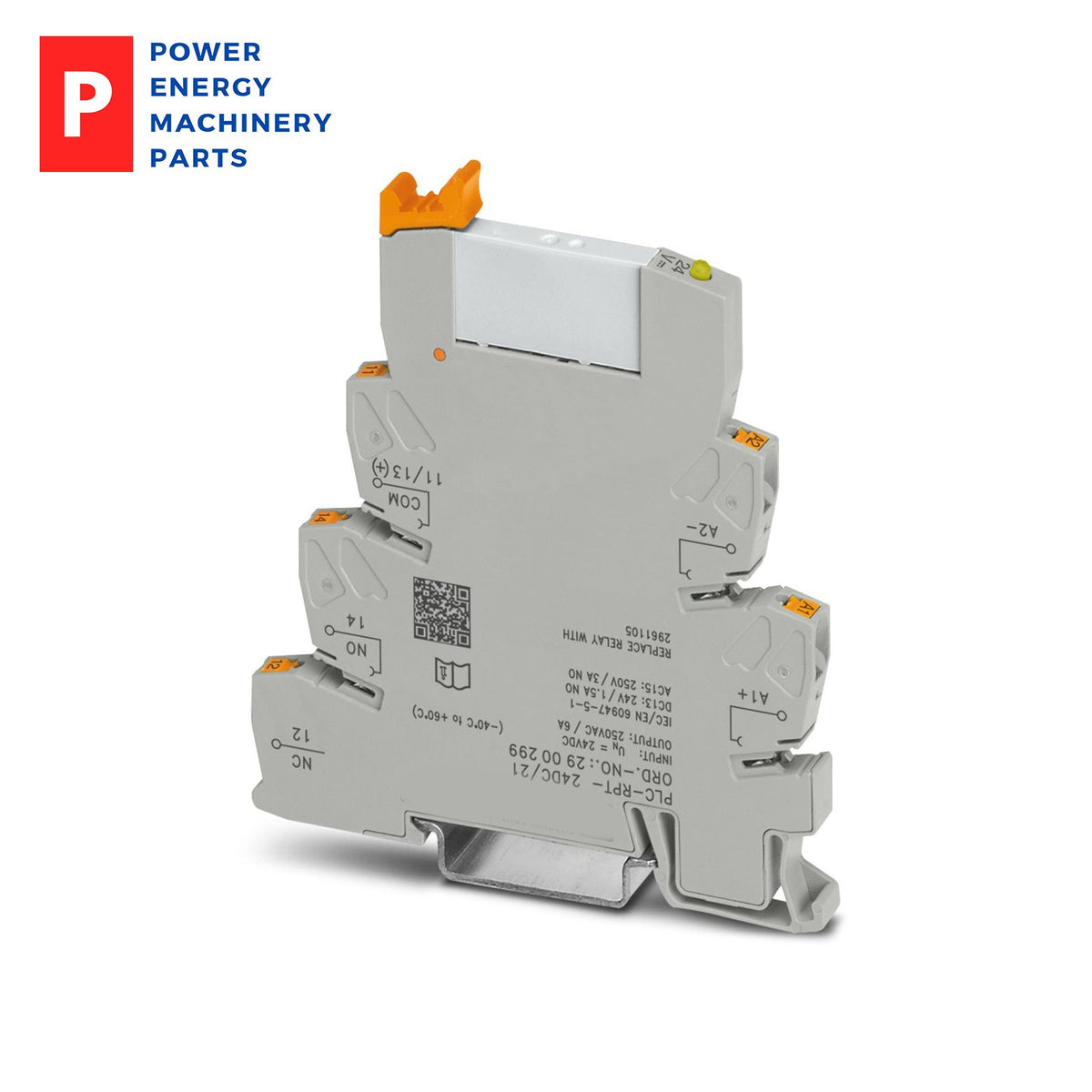 Original Phoenix Contact Relay Kit 2961105 / 2900445 / 2900299 24VDC 6A PLC Plug-in Relay & DIN Rail Base