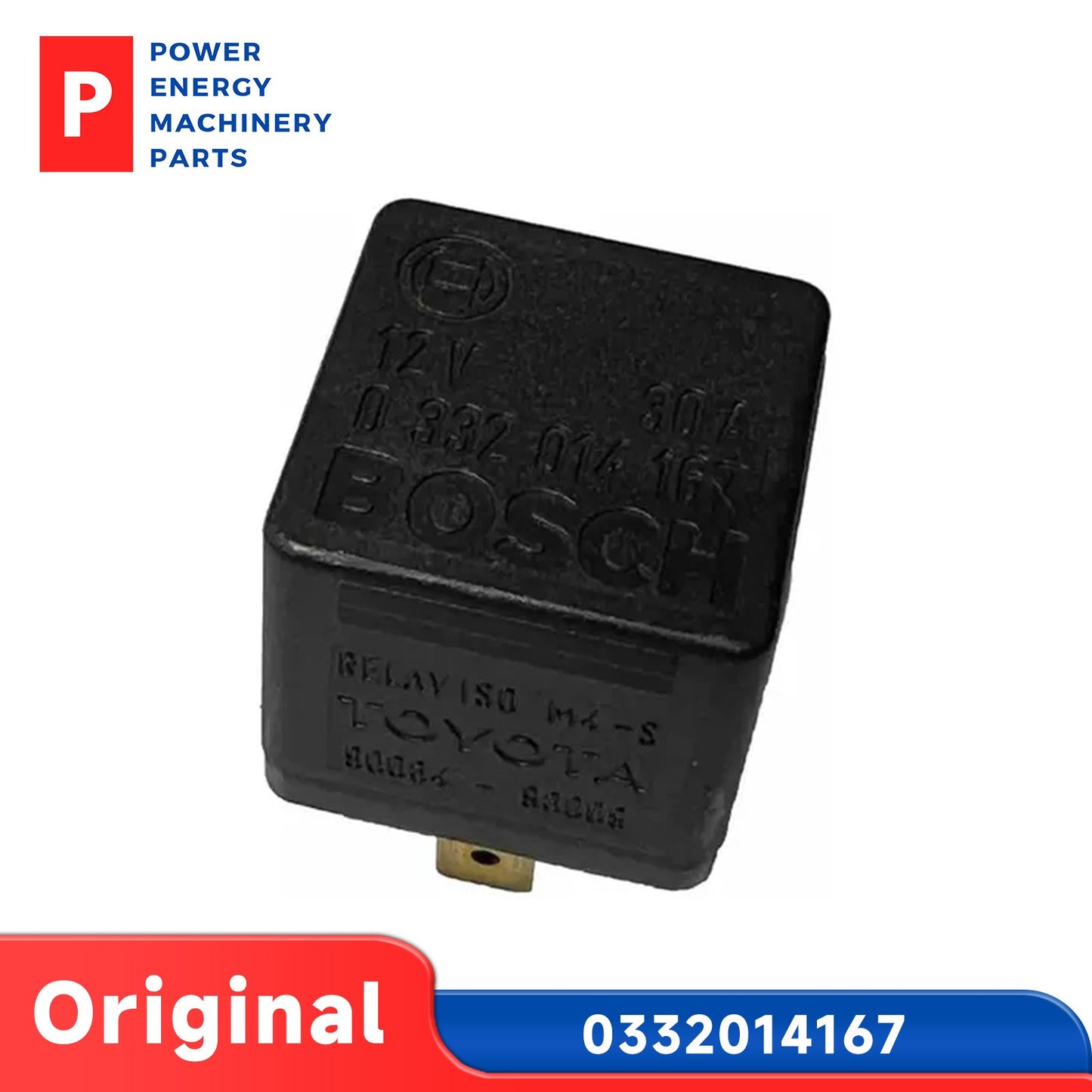 New Original Bosch 0332014167 Relay 12V 30A 4 Pin