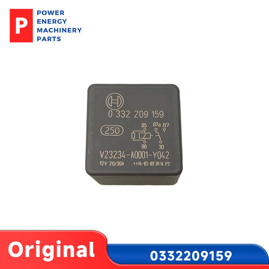 Original Bosch 0332209159 12V 20/30A 5 Pin Mini Changeover Relay
