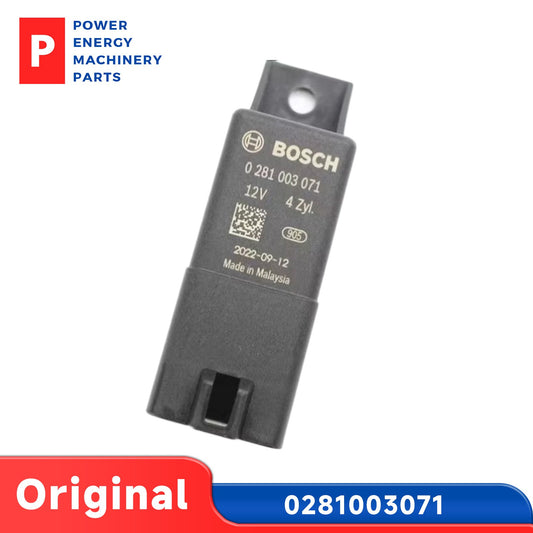 Original Bosch 0281003071 Glow Plug Relay 12V 9 Pin Module Automotive Relay