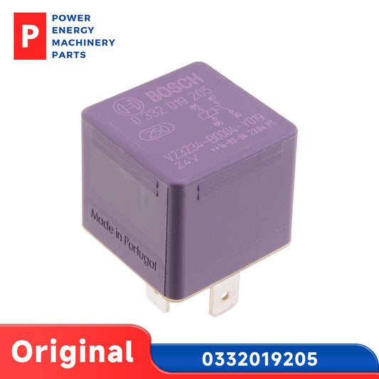 Original Bosch 0332019205 Automotive Mini Electromagnetic Relay 24V 4-Pin