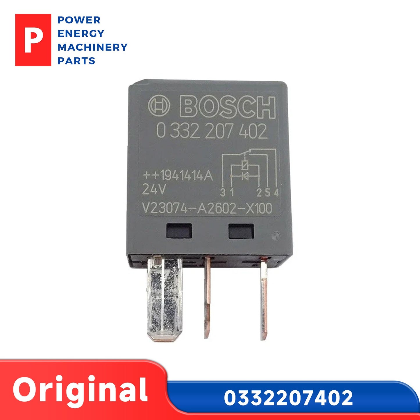 Original Bosch 0332207402 V23074-A2602-X100 Changeover Micro Relay 5 Pins 24V