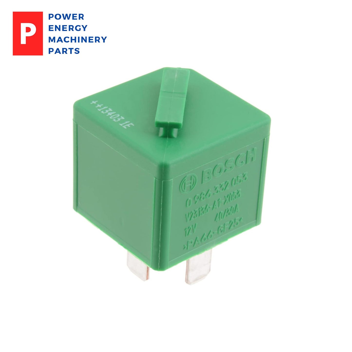 Original Bosch 0986332053 12V 40/30A 5 Pin Mini SPDT Changeover Relay Green 1PCS
