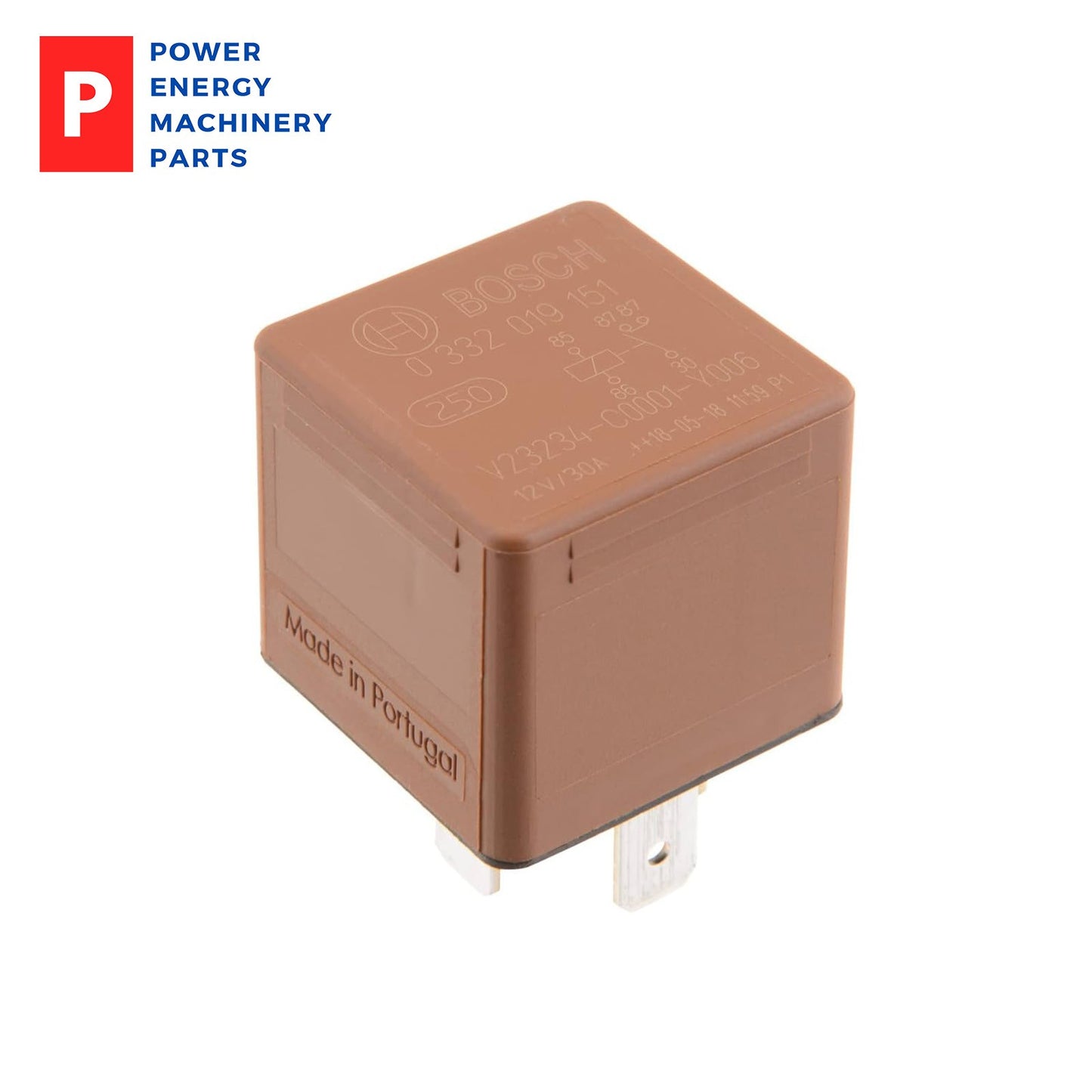 Original Bosch 0332019151 5 Pin SPDT Mini Changeover Relay 12V DC 30A NO 15A NC ISO Automotive Relay