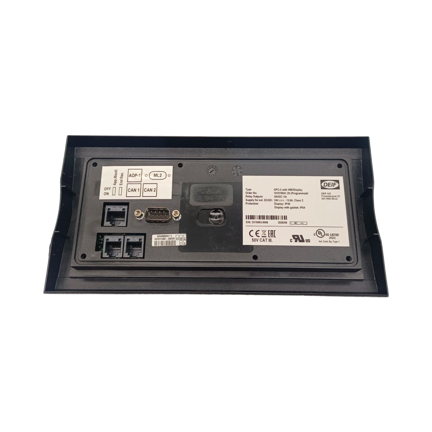 GPC-3  Original DEIF Generator Paralleling Controller for power plant options diesel generator controller