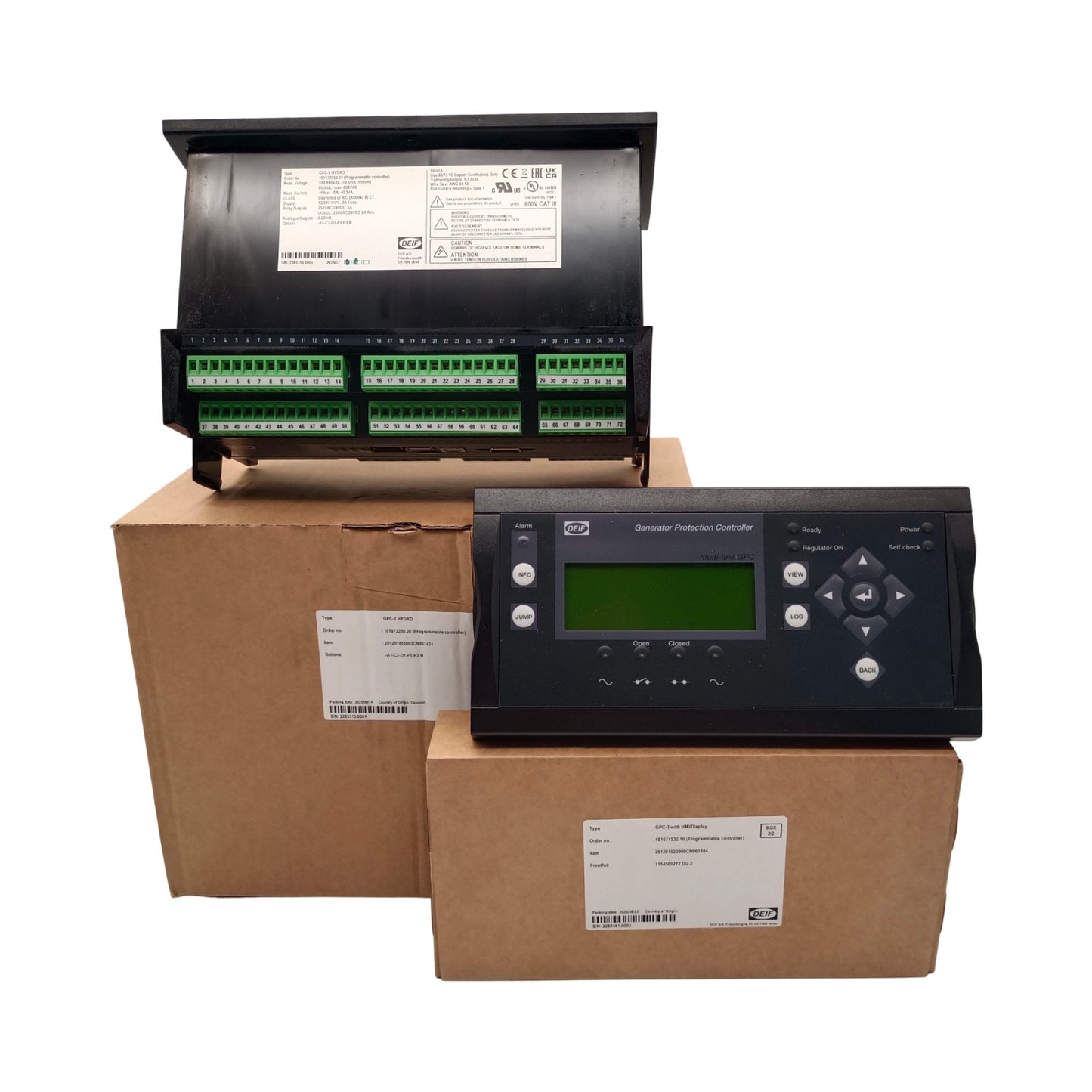 GPC-3  Original DEIF Generator Paralleling Controller for power plant options diesel generator controller