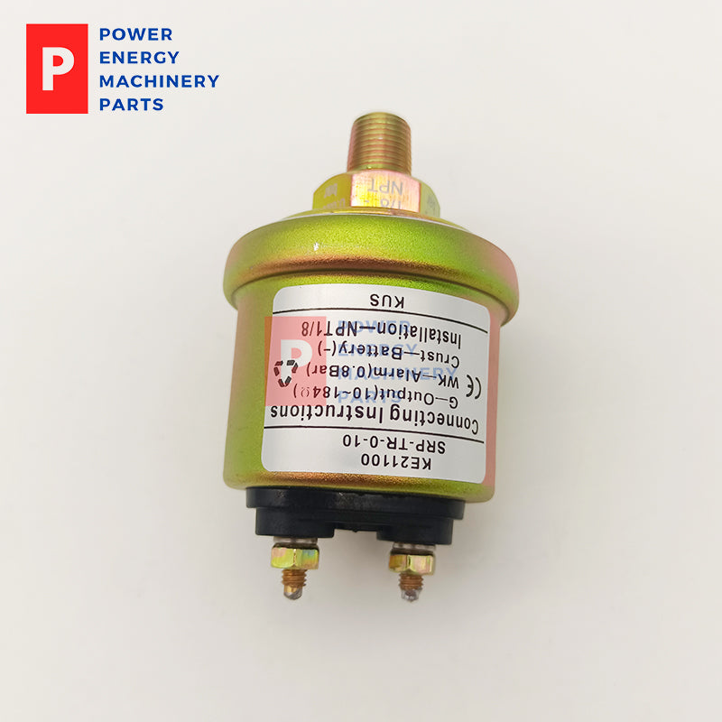 Original KUS KE21100 Oil Pressure Sensor Single Terminal No Alarm 1/8NPT Thread Resistance