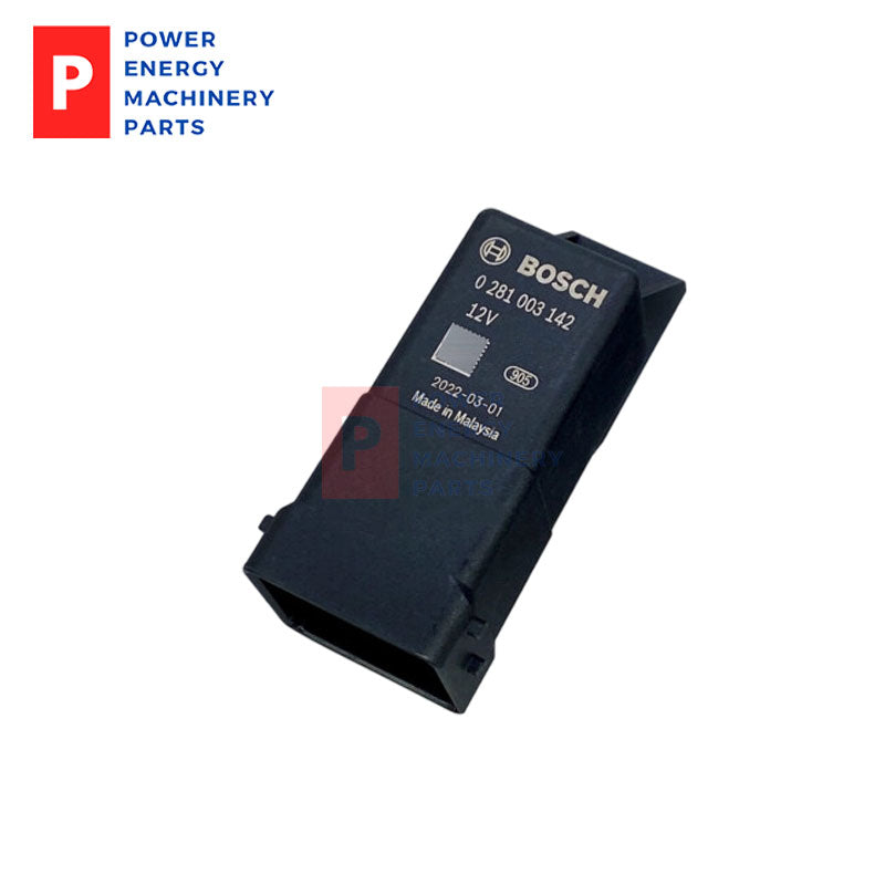 Original Bosch 0281003142 Heavy Duty Glow Plug Relay 12V DC 80A SPST Normally Open Preheating Control Relay