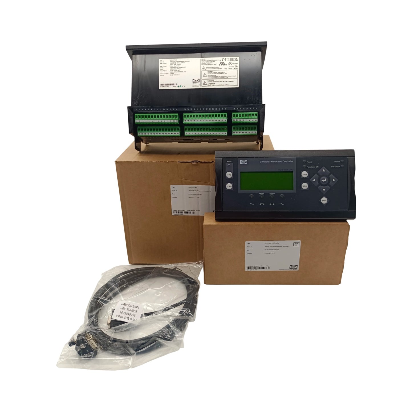 GPC-3  Original DEIF Generator Paralleling Controller for power plant options diesel generator controller