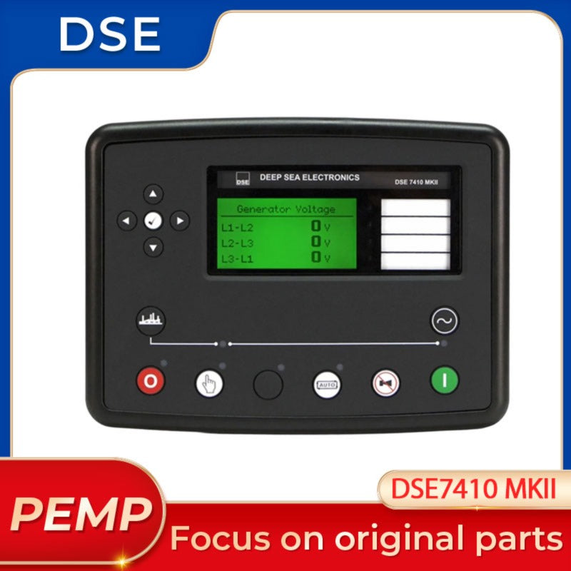 Controlador diésel DSE7410 MKII para módulo de control de arranque automático de generador Piezas de repuesto originales para generador 