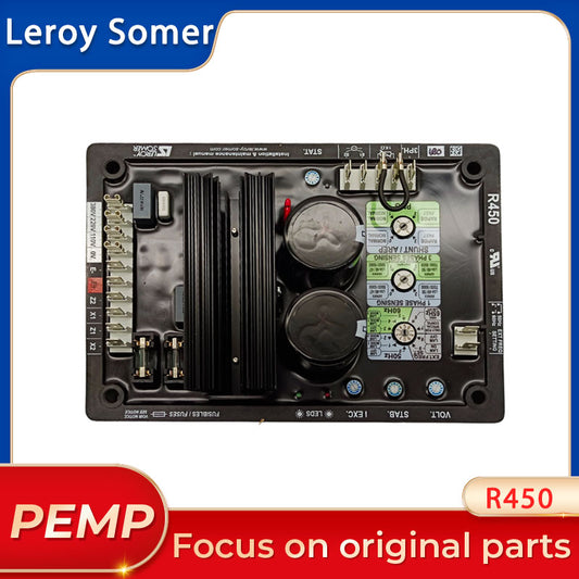Original Leroy Somer AVR R450 Automatic Voltage Regulator for LSA Series Brushless Alternator