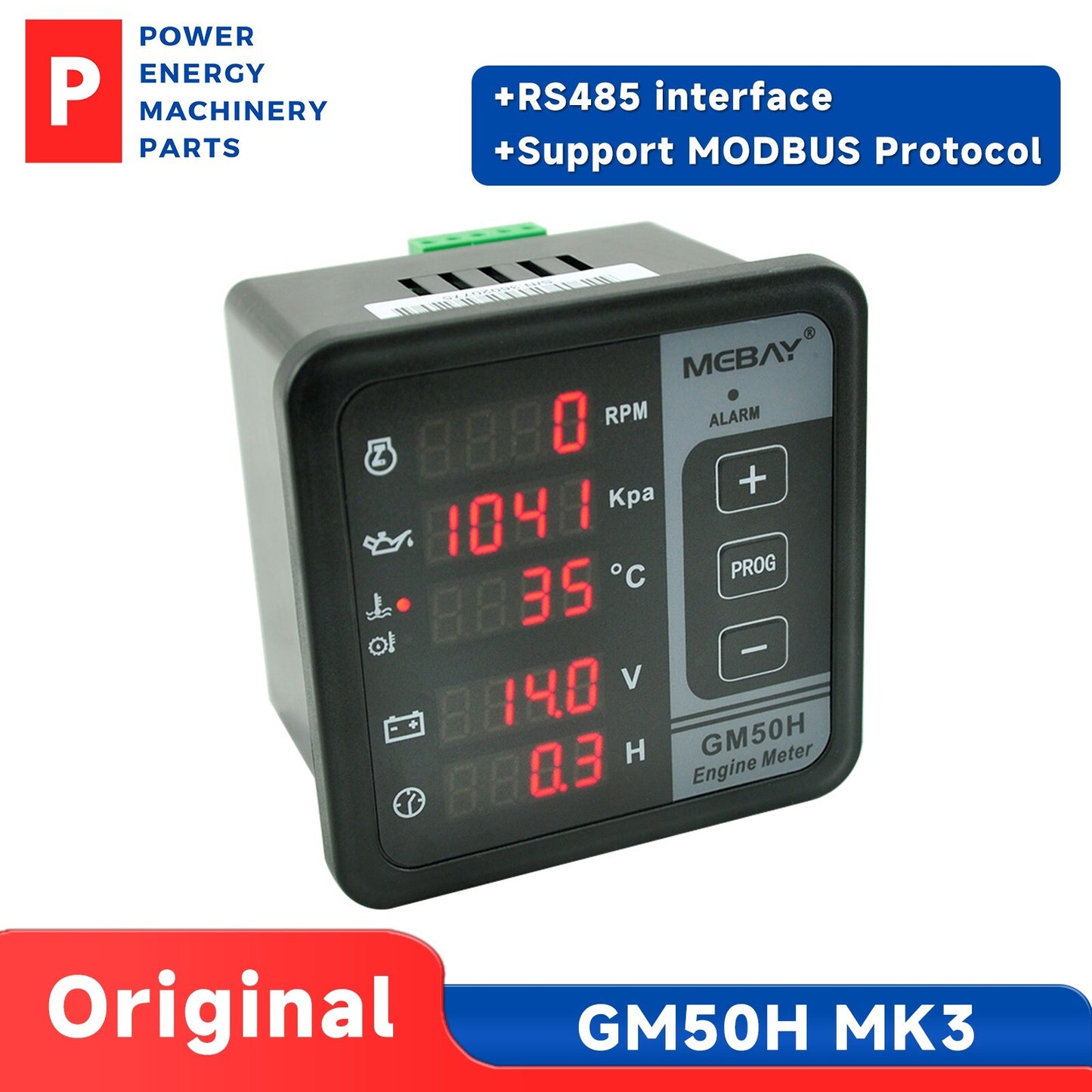 Original GM50H MK3 Generator Digital Multi-function Meter Diesel Engine Monitor