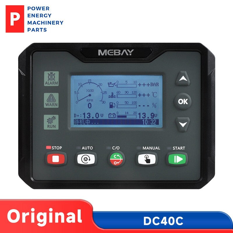 Original Mebay DC40C Engine Generator Controller Panel Generator Spare Parts
