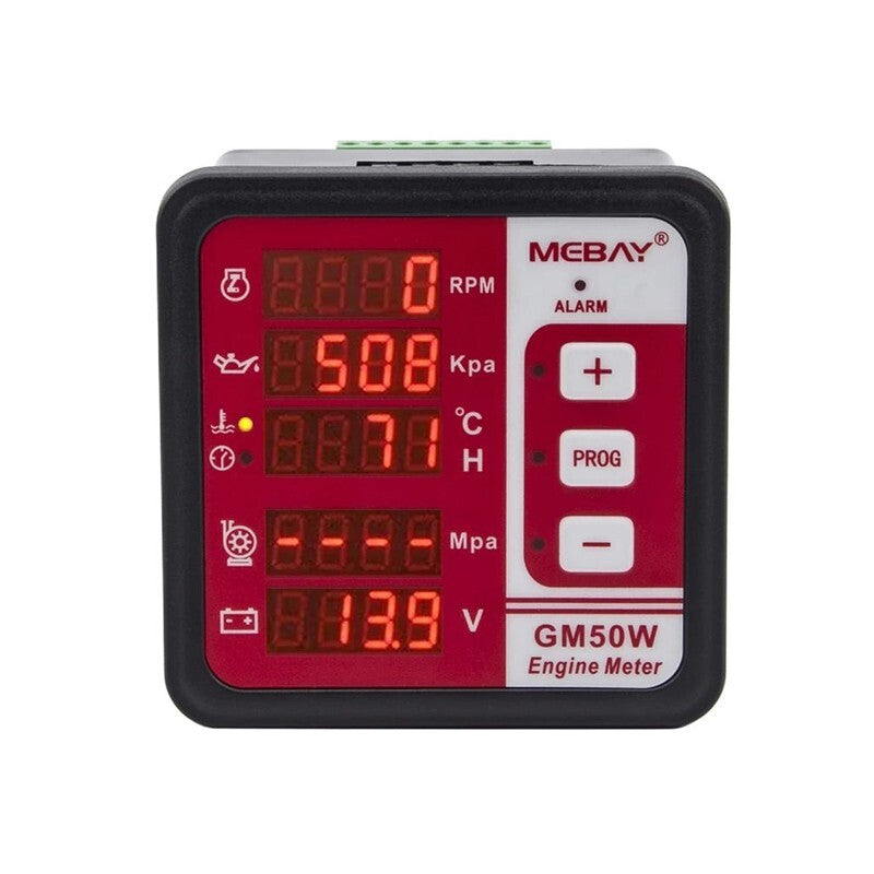 Original GM50W Water Pump Engine Digital Meter Gauge Multi Function Display PEMP