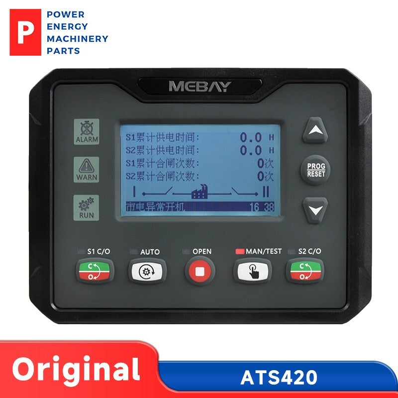 Original MEBAY ATS420 ATS Controller Automatic Transfer Switch Control Panel