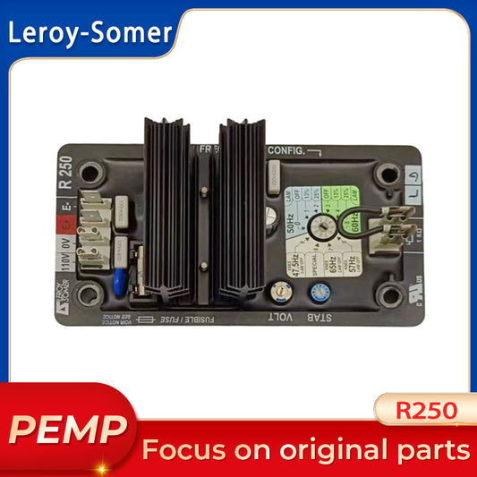 Original Leroy Somer R250 AVR Automatic Voltage Regulator For LSA TAL Series Shunt Excitation Brushless Diesel Generator