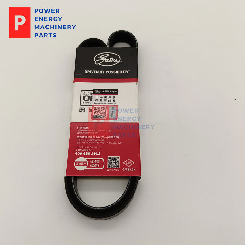 Original 4PK855 Gates for Peugeot 206 207 307 308 408 301 2008 Car Engine Alternator Belt