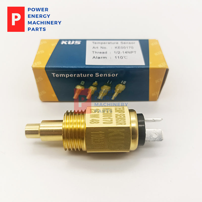 Original KUS KE00170 Water Temperature Sensor 1/2-14NPT with Alarm 110℃