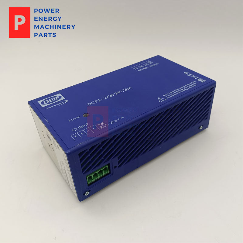 Original DEIF DCP2-2420 24V 20A 400/480V Switch Mode Battery Charger DC Power Supply