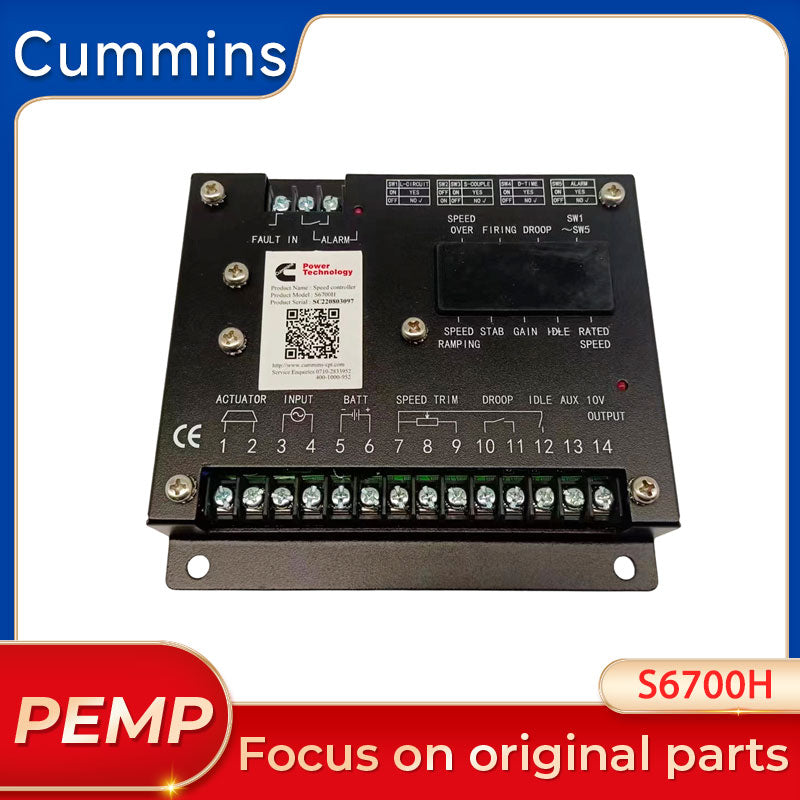 Original S6700H Speed Controller 24V Electronic Governor For Cummins Diesel Generator EFC Actuator