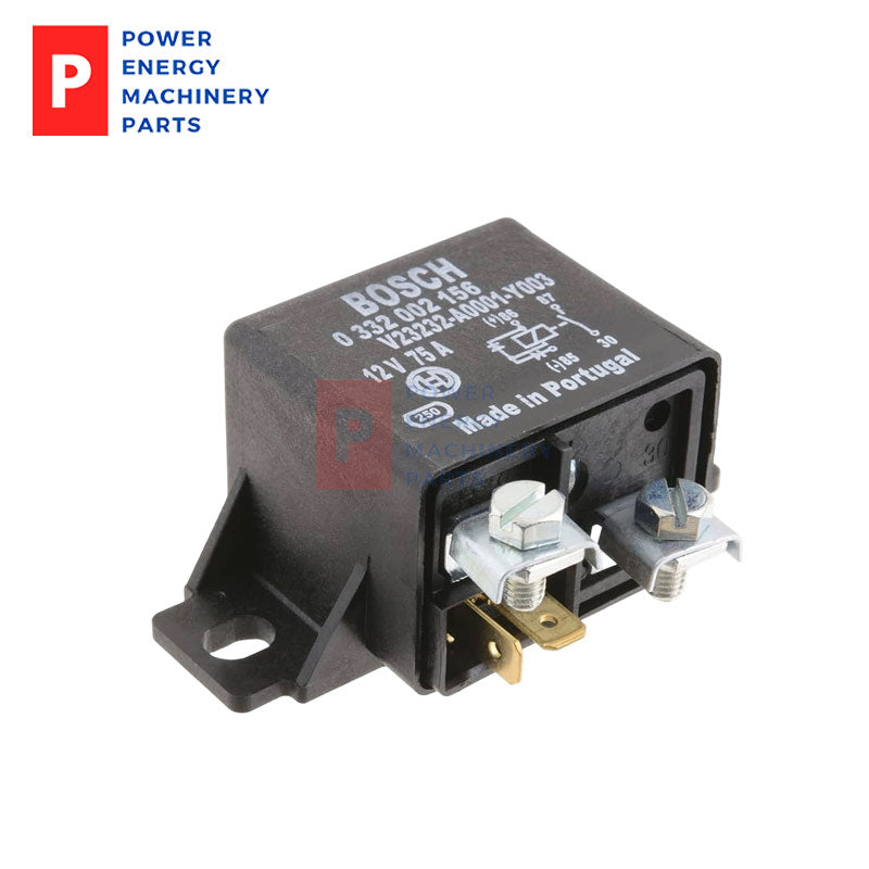 Original Bosch 0332002156 Heavy Duty Power Relay 12V DC 75A SPST Normally Open 4 Terminal