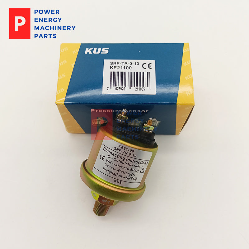Original KUS KE21100 Oil Pressure Sensor Single Terminal No Alarm 1/8NPT Thread Resistance