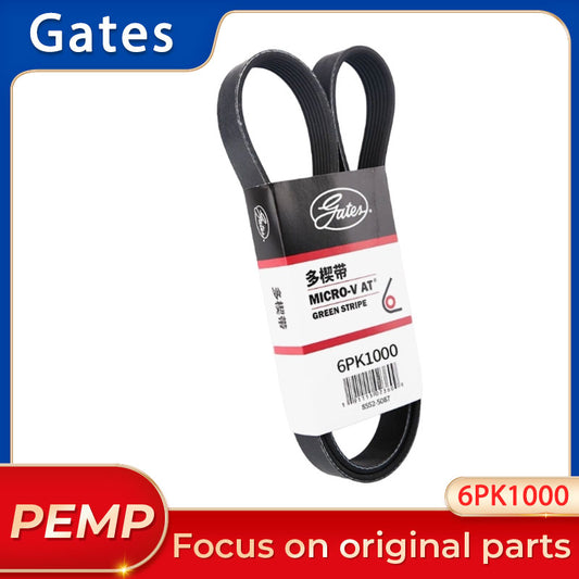Original Gates 6PK1000 Multi-V Belt for for Volkswagen Audi Ford Volvo Accessory Belt