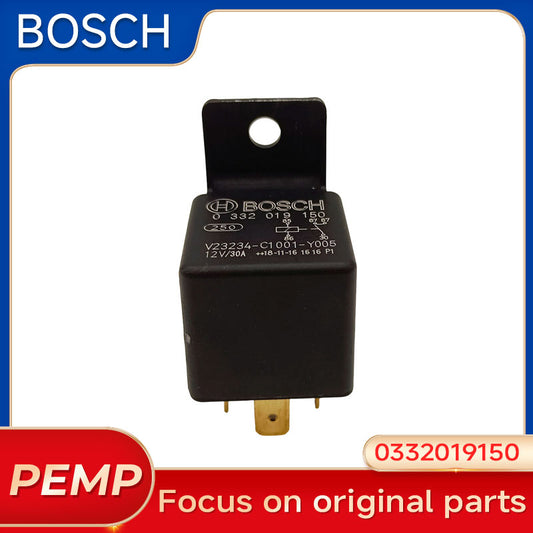 Original Bosch 0332019150 12V 30A 5-Pin Normal Open Mini Relay  Changeover Relay V23234-A0004-Y040