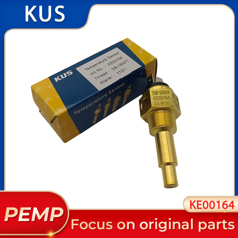 Original KUS KE00164 Engine Coolant Temperature Sensor 110°C 3/8-18NPT Thread