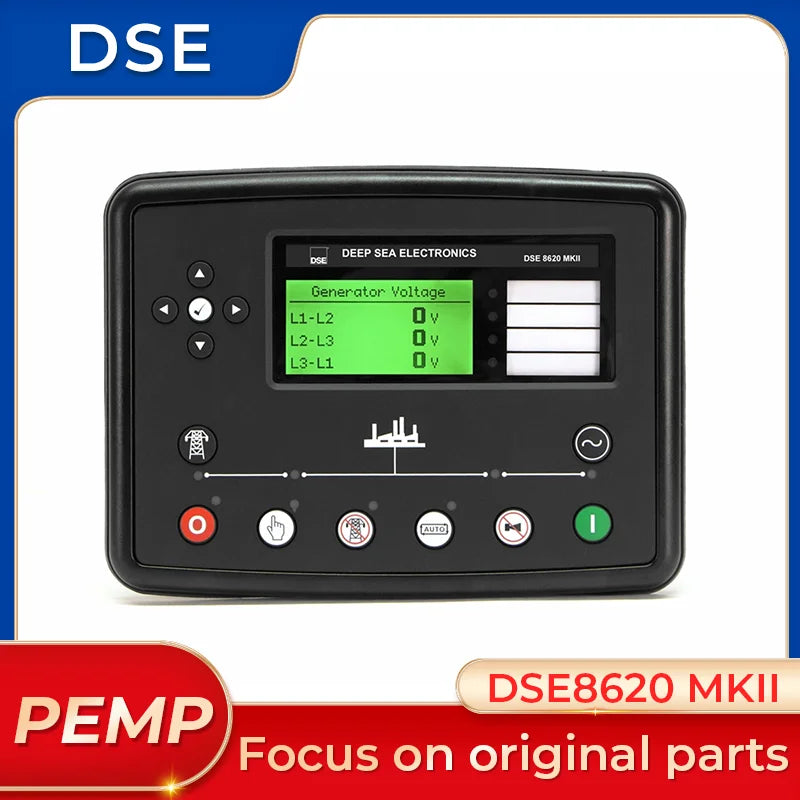 Original Deep Sea DSE8620 MKII Diesel Generator Controller LCD Display Control Module Panel DSE8620MKII