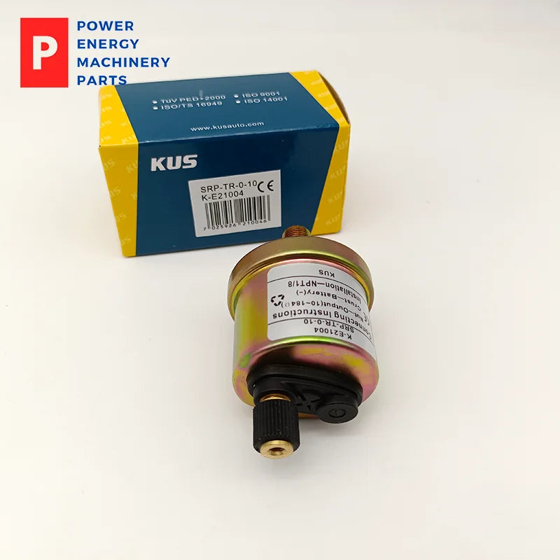 Sensor de presión de aceite KE21004 Original KUS 360-081-030-015C Alarma de 0,8 bar, terminales dobles