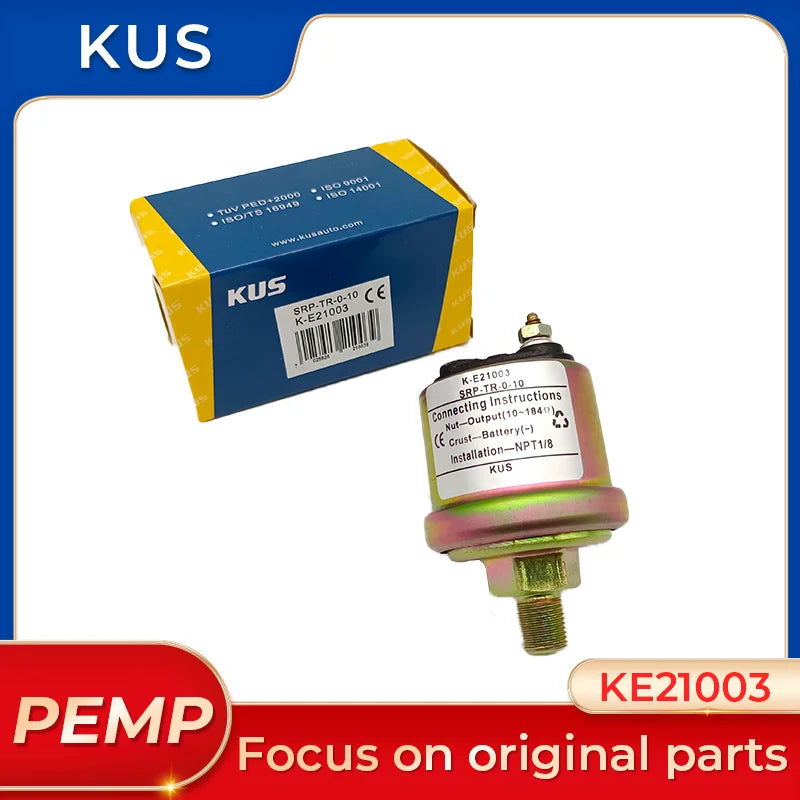 KE21003 Sensor de presión de aceite mecánico KUS original sin alarma galvanizado VDO 360-081-029-042C