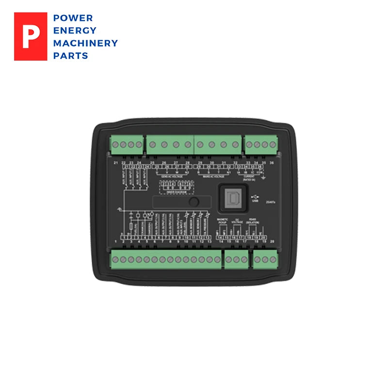 ตัวควบคุมเครื่องกำเนิดไฟฟ้าดีเซลดั้งเดิม HGM4020T Dual Power ATS RS485 รีโมทคอนโทรลสถานีฐานการสื่อสารเคลื่อนที่