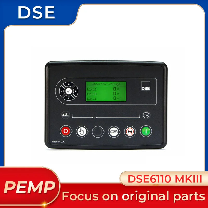 Genuine DSE6110 MKIII Auto Stop Generator Controller LCD Display Module Genset Spare Parts DSE 6110