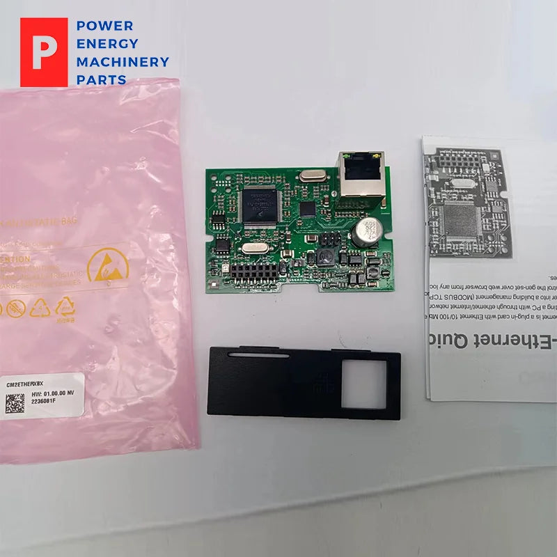โมดูลการสื่อสารปลั๊กอิน CM-Ethernet ดั้งเดิม การ์ดขยาย CM-Ethernet ชิ้นส่วนอะไหล่เครื่องกำเนิดไฟฟ้า
