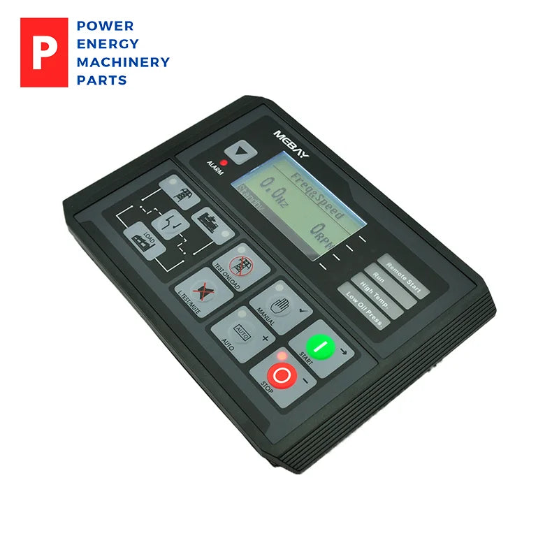 Módulo controlador de grupo electrógeno diésel con pantalla LCD original Mebay DC42DR MK3 para monitoreo de parámetros del grupo electrógeno